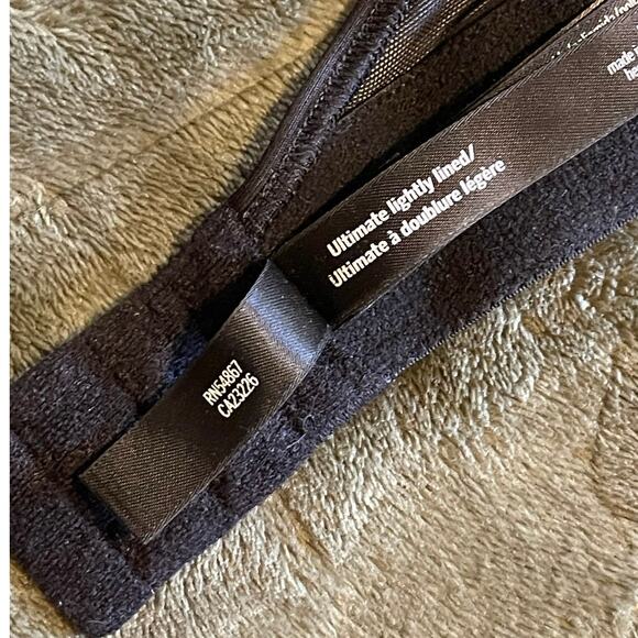 VS Pink Active Large (DD) Black and Gray Lightly Lined Sports Bra - Picture 5 of 8